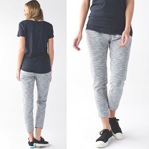 LULULEMON Jet Crop *Luon 7/8 Pants Size 12 Slim Boyfriend Cut